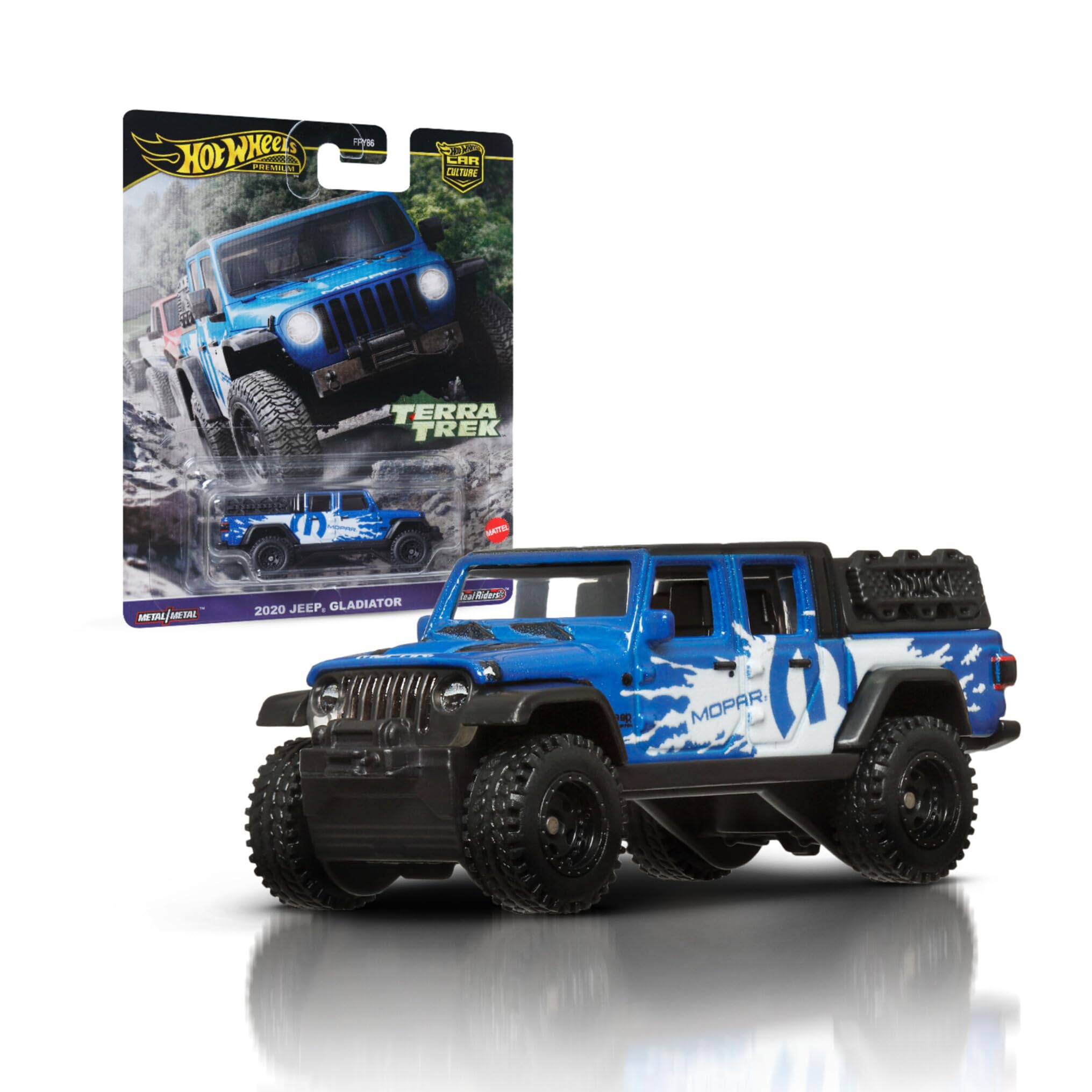 Hot Wheels Premium Jeep Gladiator, Car Culture Circuit Legends Vehicles for Kids 3 Years Old & Up and Adult fans and Collectors, Premium Collection of Car Culture 1:64 Scale Vehicles, HRV91
