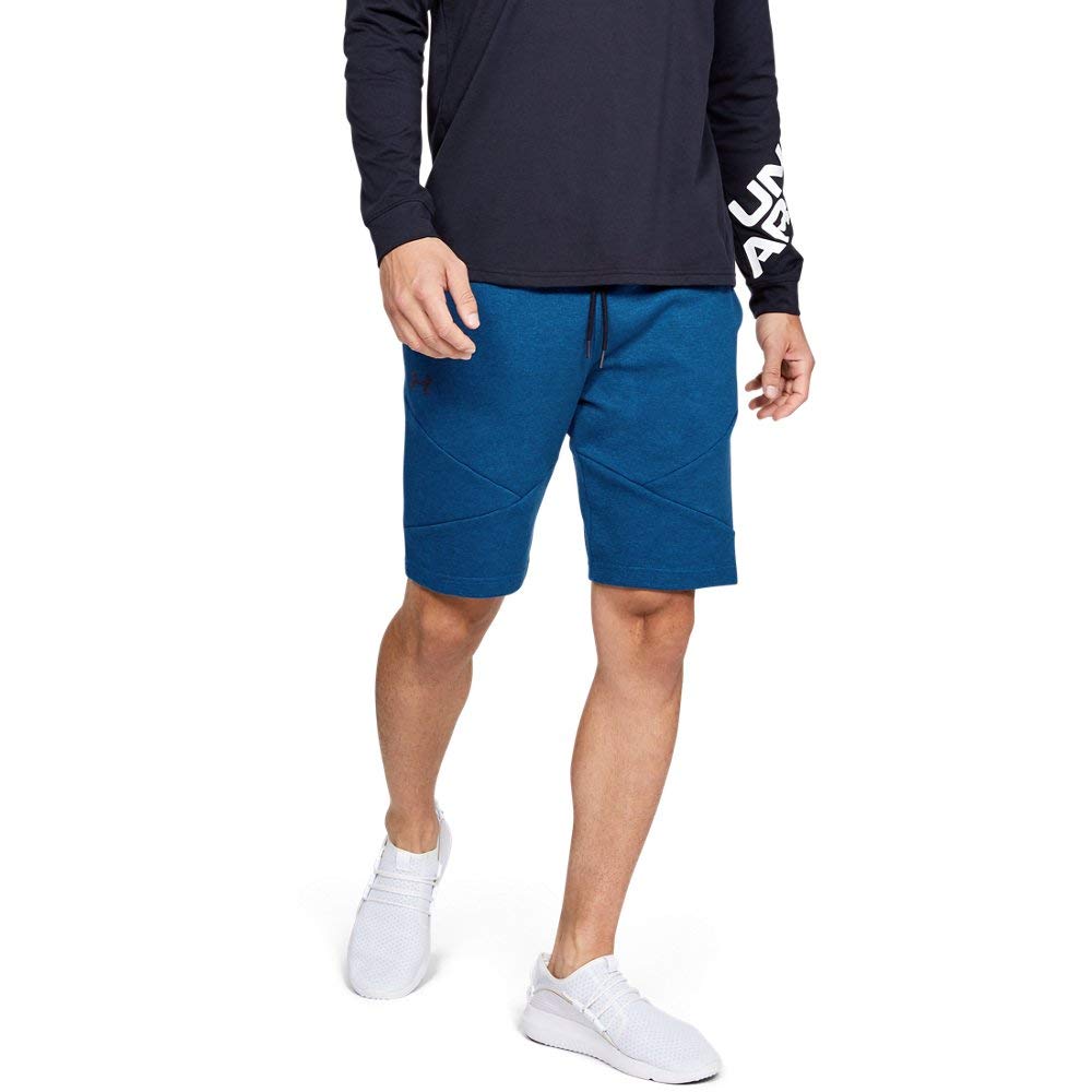 Under Armour Men Unstoppable 2x Knit Short - Teal Vibe/Black (417), X-Large