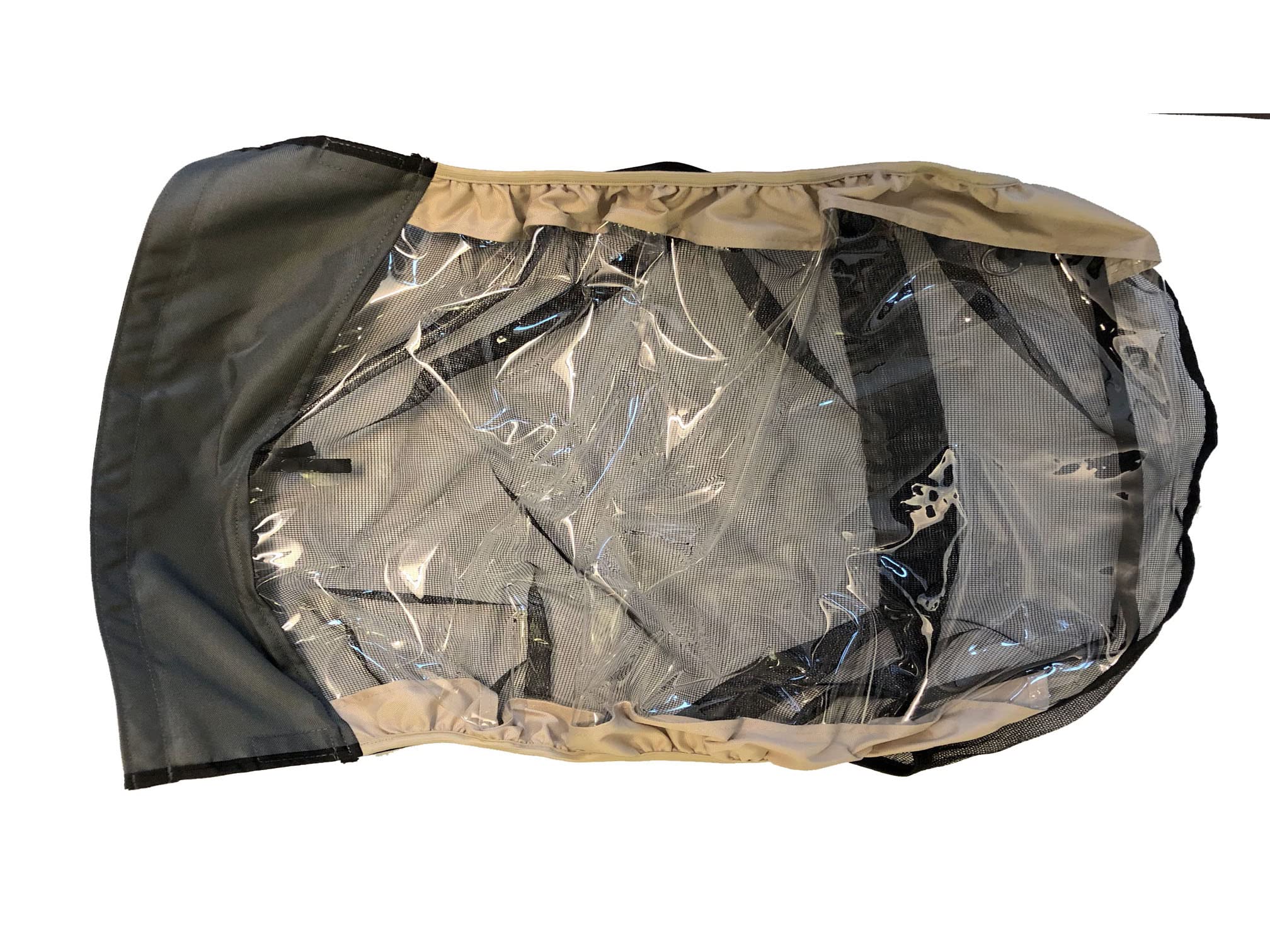 Hamax Front Window for Avenida One Trailer: Coffee