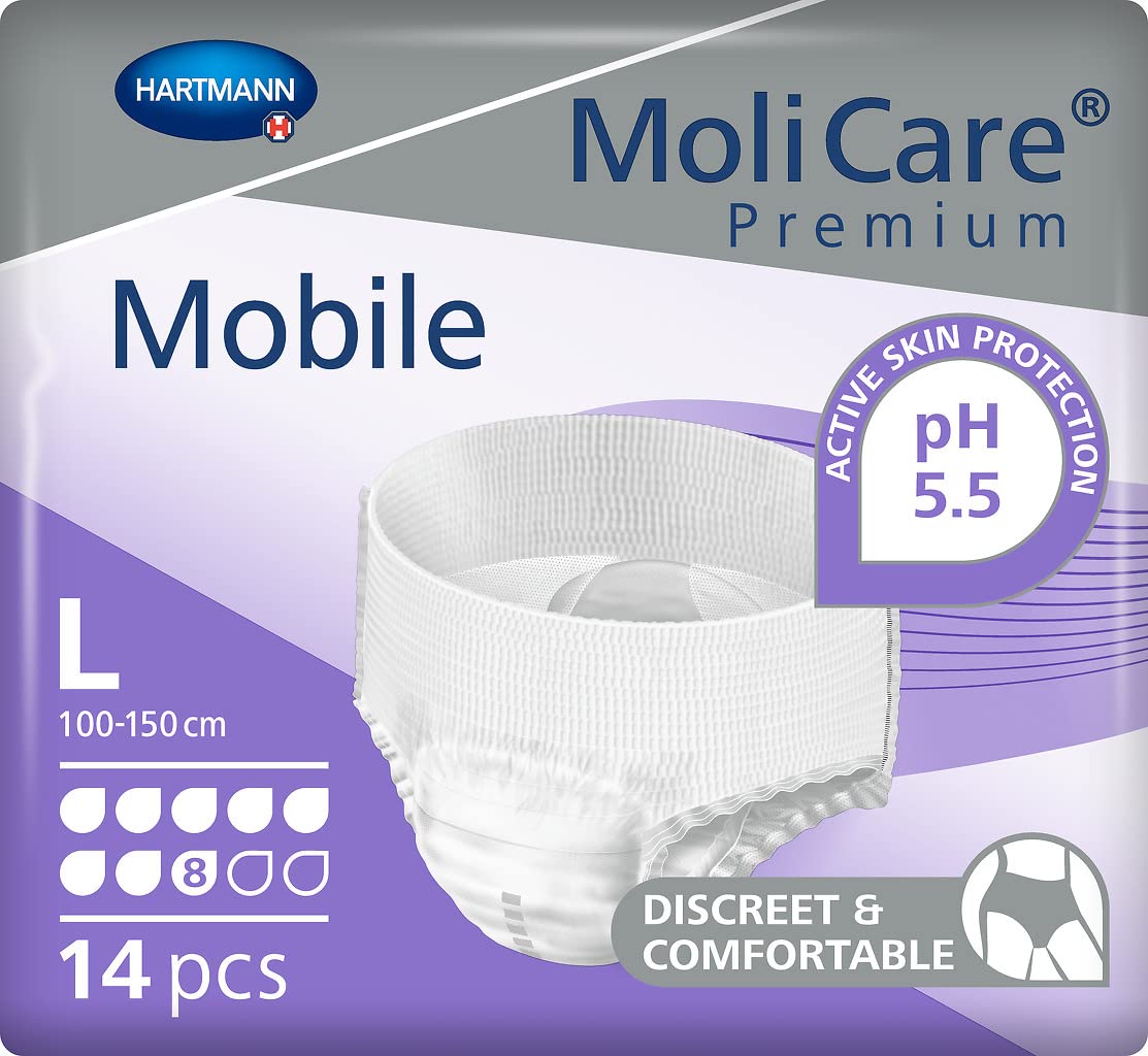 MoliCare Premium Mobile 8 - Large - Pack of 14