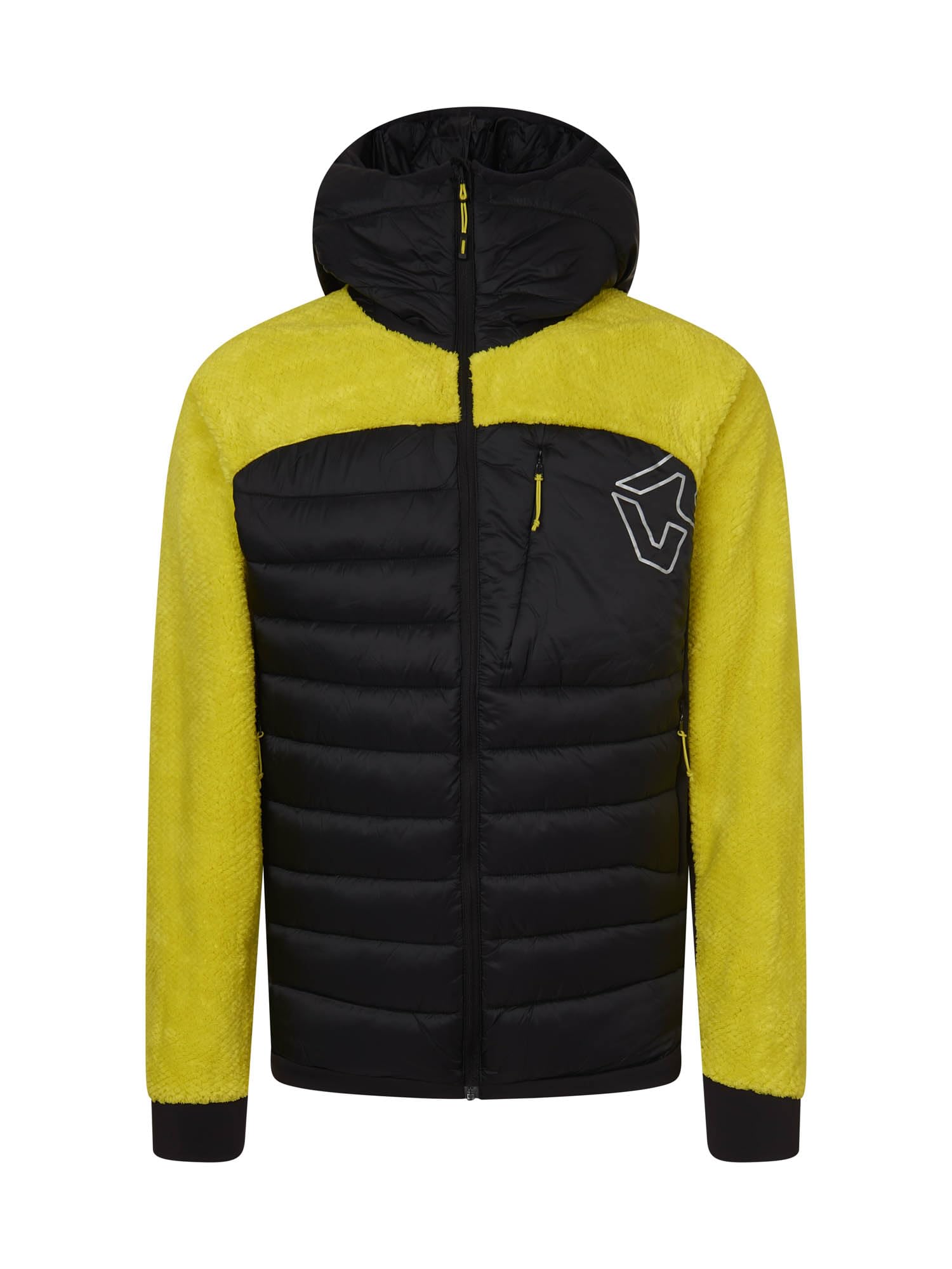 Rock Experience REMJ08951-C513 WILD CAT HYBRID MAN JACKET Jacket Men's 0208 CAVIAR+1809 SULPHUR SPRING XXL