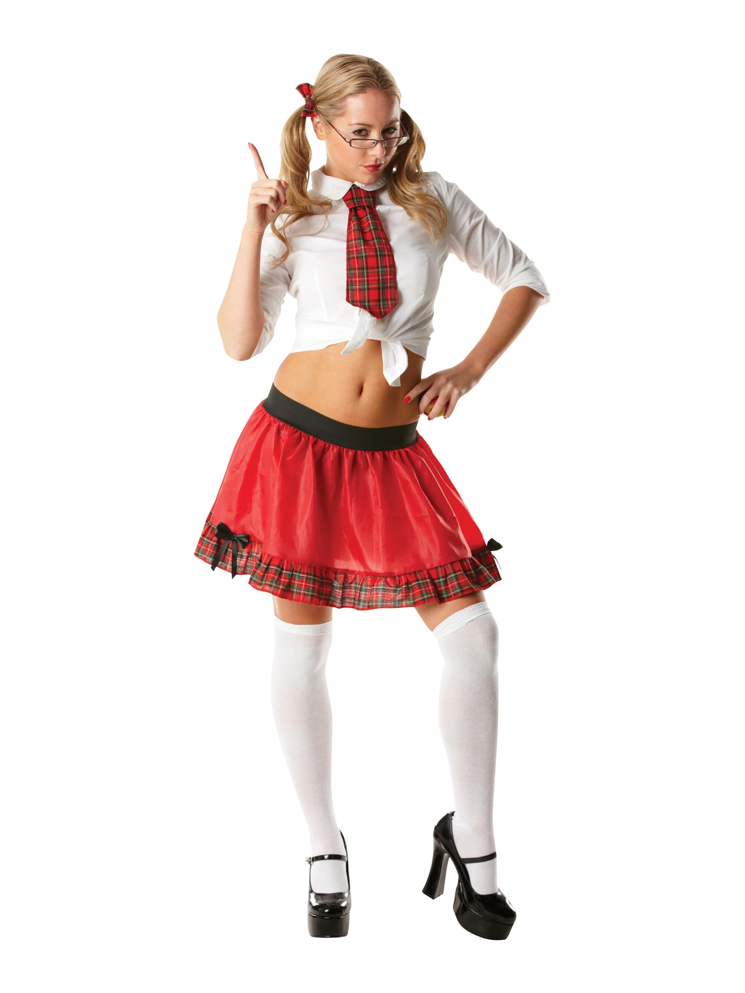 Rubies Official Ladies Naughty School Girl Tutu Kit, Adult - One Size Halloween