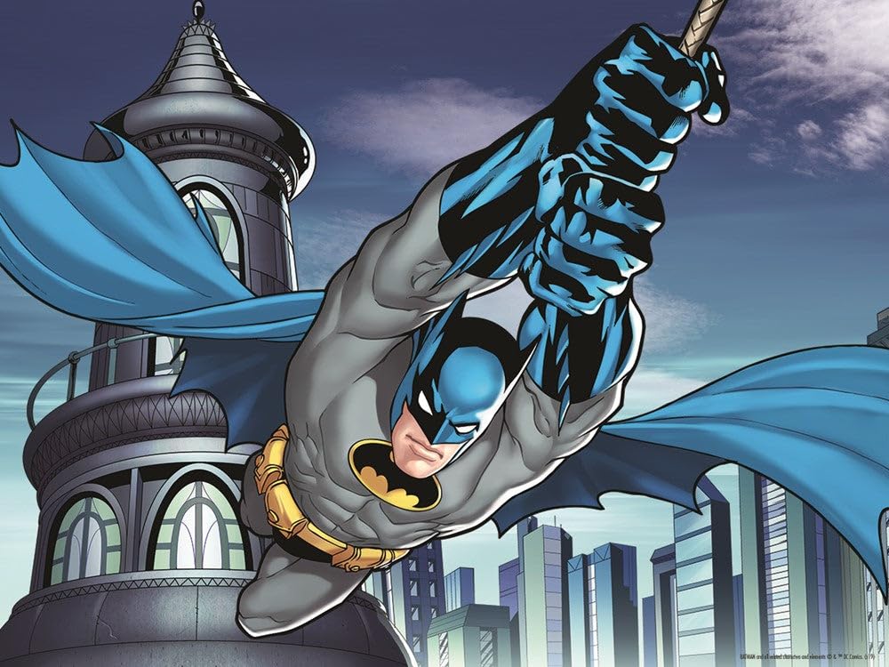 PRIME 3D , DC Comics - Batman Soaring , 3D Lenticular Jigsaw Puzzle , 61cm x 46cm - 500 pcs , Games & Puzzles , Ages 6+