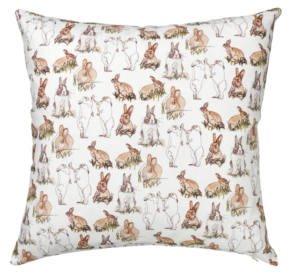 Stefanie Pisani Rabbit Cushion in Repeat