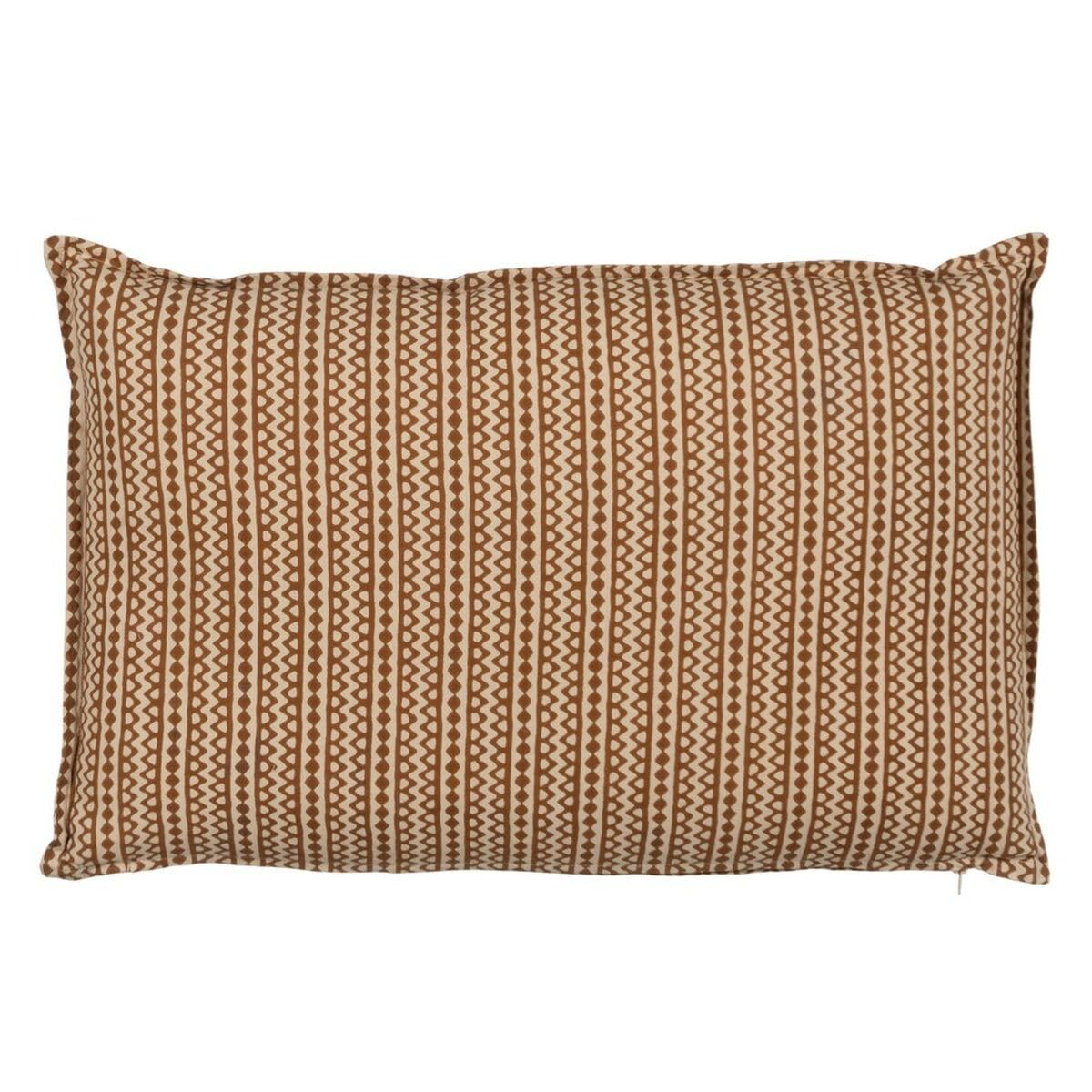 BigBuy Home Cotton Cushion Brown Beige 60 x 40 cm