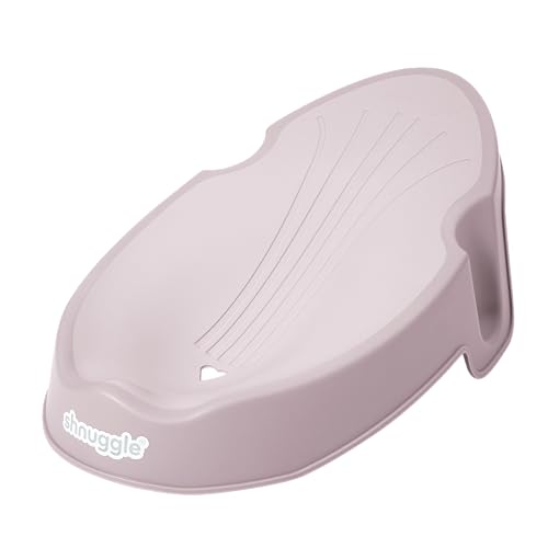 Shnuggle Newborn Baby Bath Support - Compact Soft Touch Support - Ideal Angle for Hands Free Bathing - Perfect for Babies Under 6 Months Old
