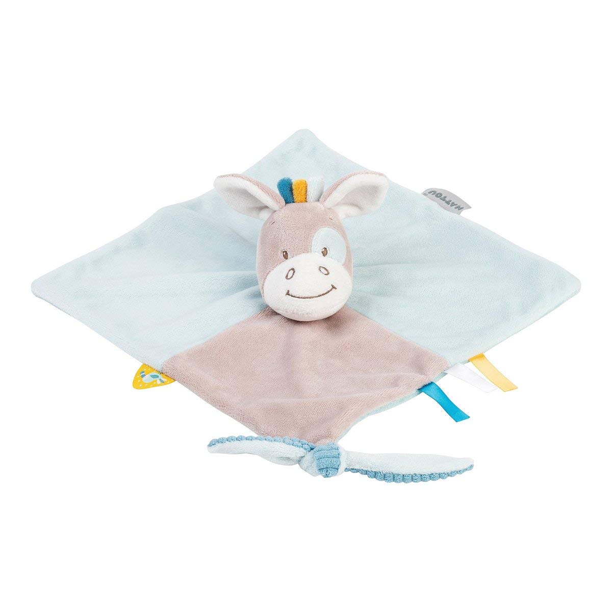 Nattou Cuddly Toy, Cloth, Tim the Horse, Companion from birth, 27 x 27 cm, Beige, 498111