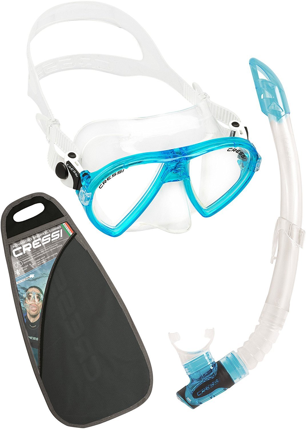 Cressi Ocean VIP Mask Snorkel Combo