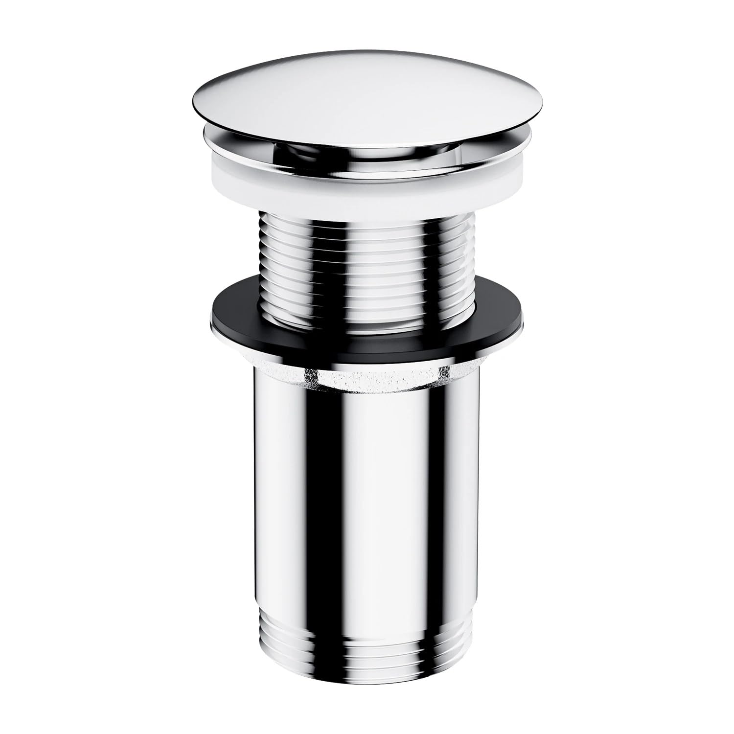 Omnires Click-clack Stopper for Bathroom Sink Without Overflow Klik-klak - Chrome - A716CR