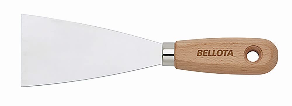 Stainless Steel Putty Knife with Wooden Handle 40 mm