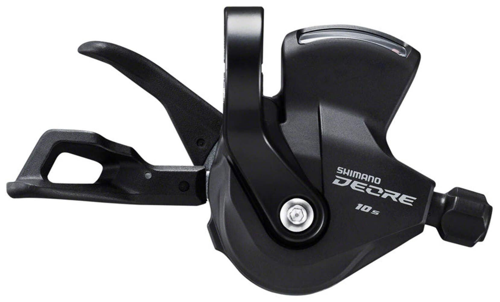 SHIMANO Deore SL-M4100-R Right Shift Lever - 10-Speed, RapidFire Plus, Optical Gear Display, Black