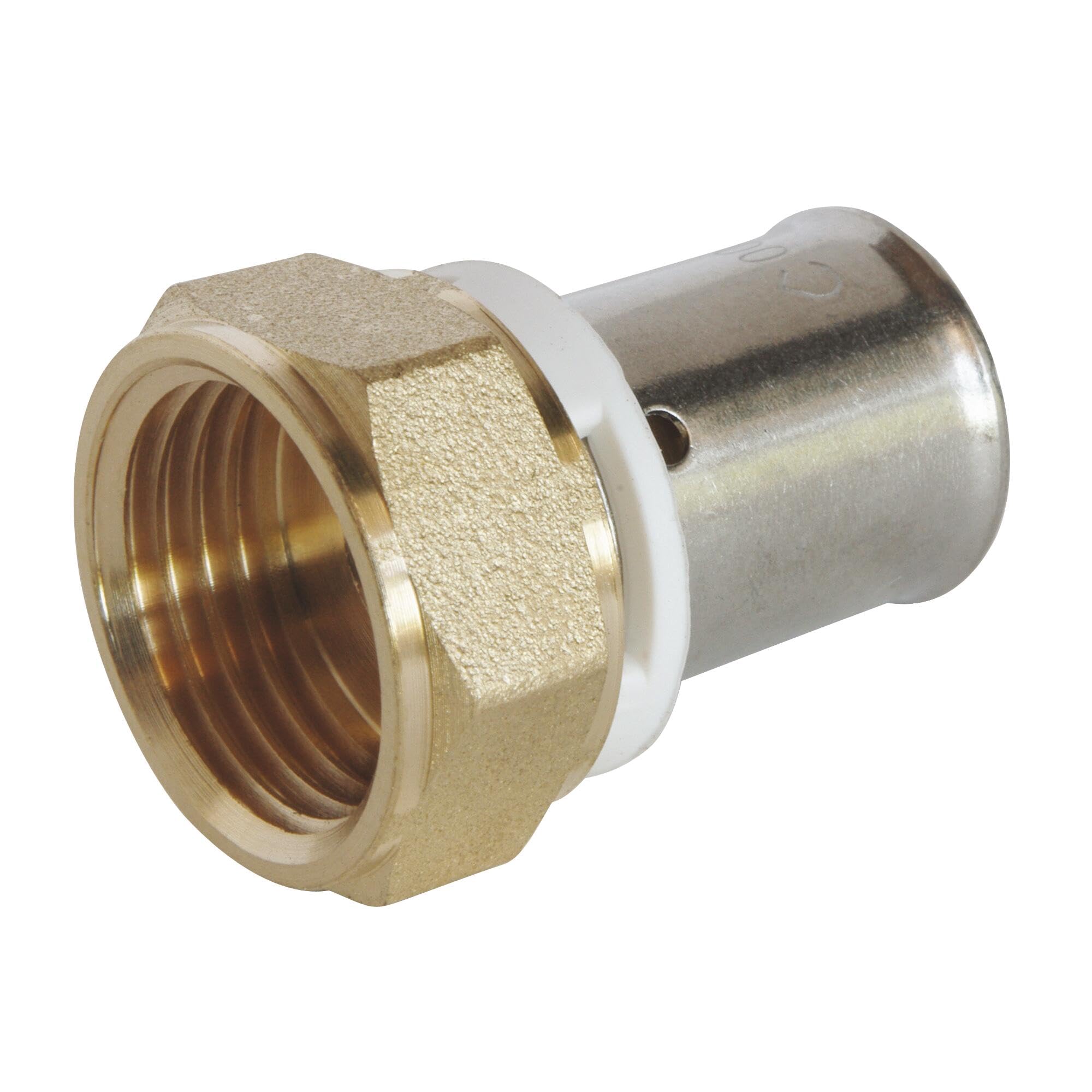 Somatherm 3301-12-15 for You Straight Crimp Diameter 12-Nut Female 15/21 (1/2 Inch) Allows Connecting a Perfect Tube Diameter 12, Multi-Coloured