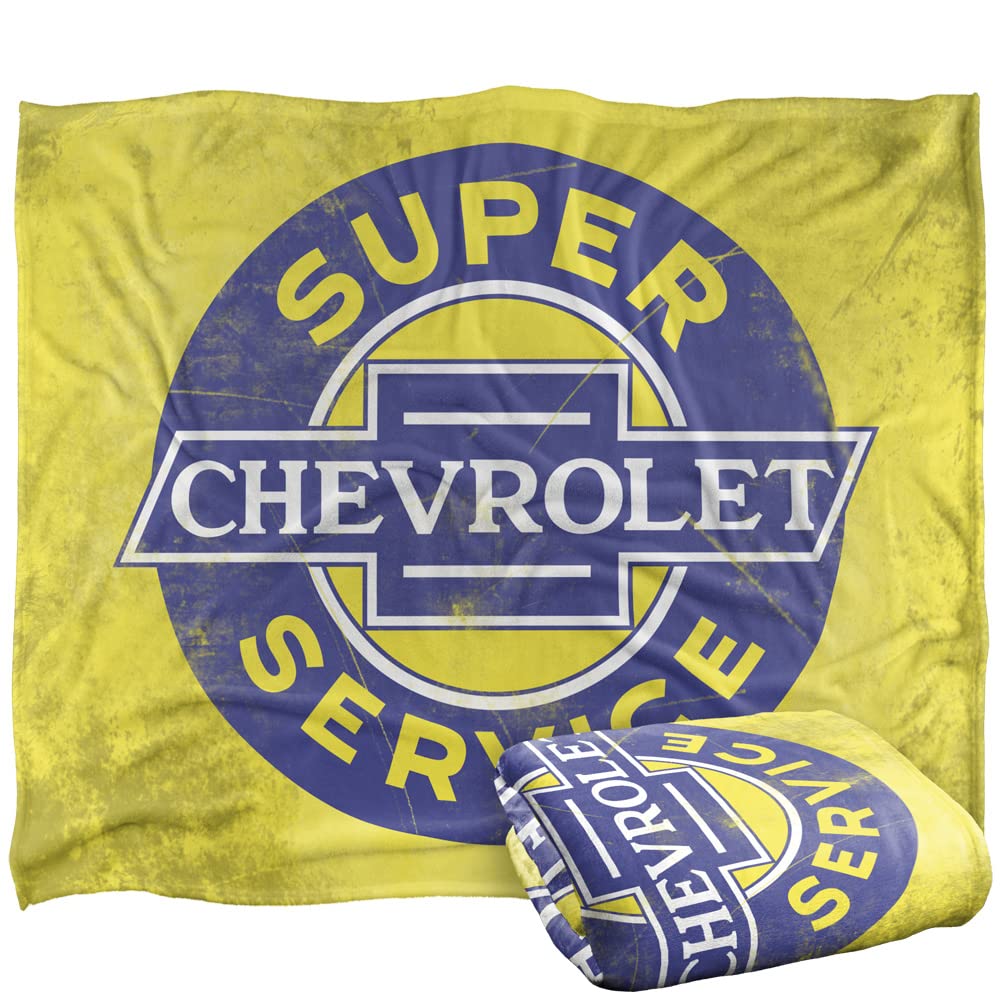 Chevrolet Blanket, 152 x 127 cm Super Service Silky Touch Super Soft Throw Blanket