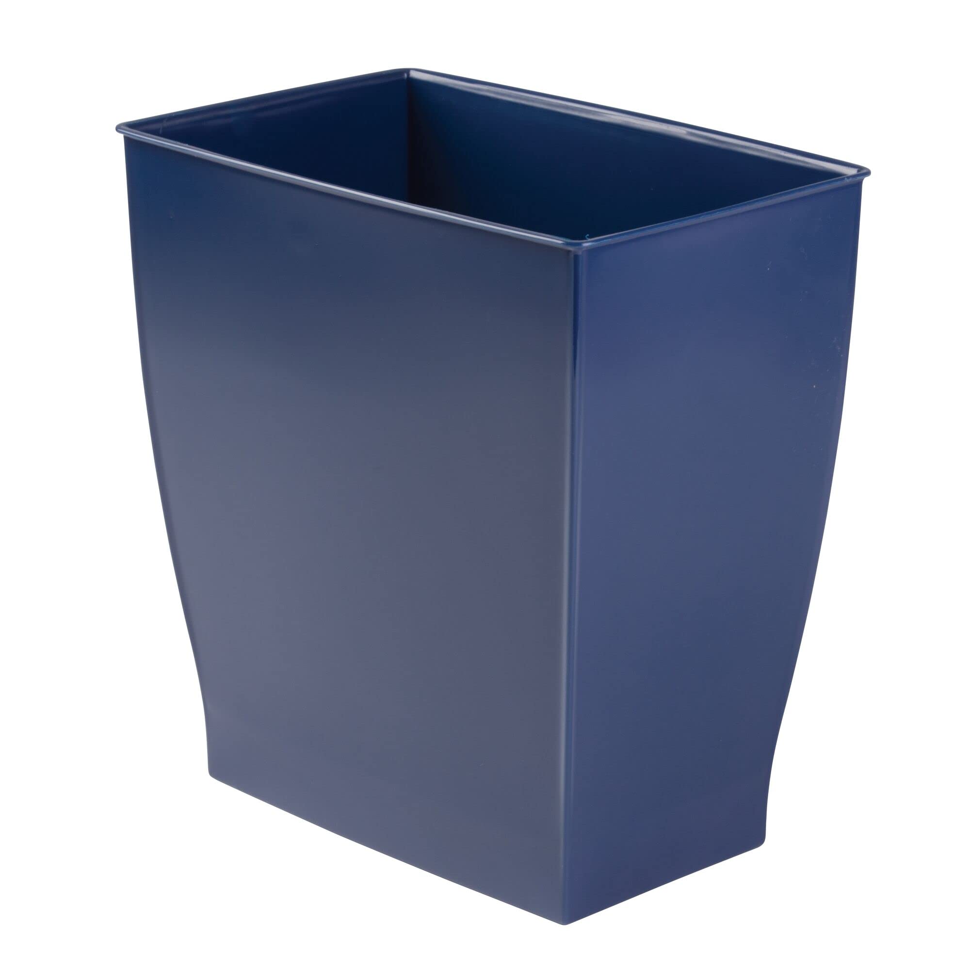 iDesign Mono Rubbish Bin, Plastic, Navy, 4-Piece, 28.4 x 18.9 x 30.3 cm