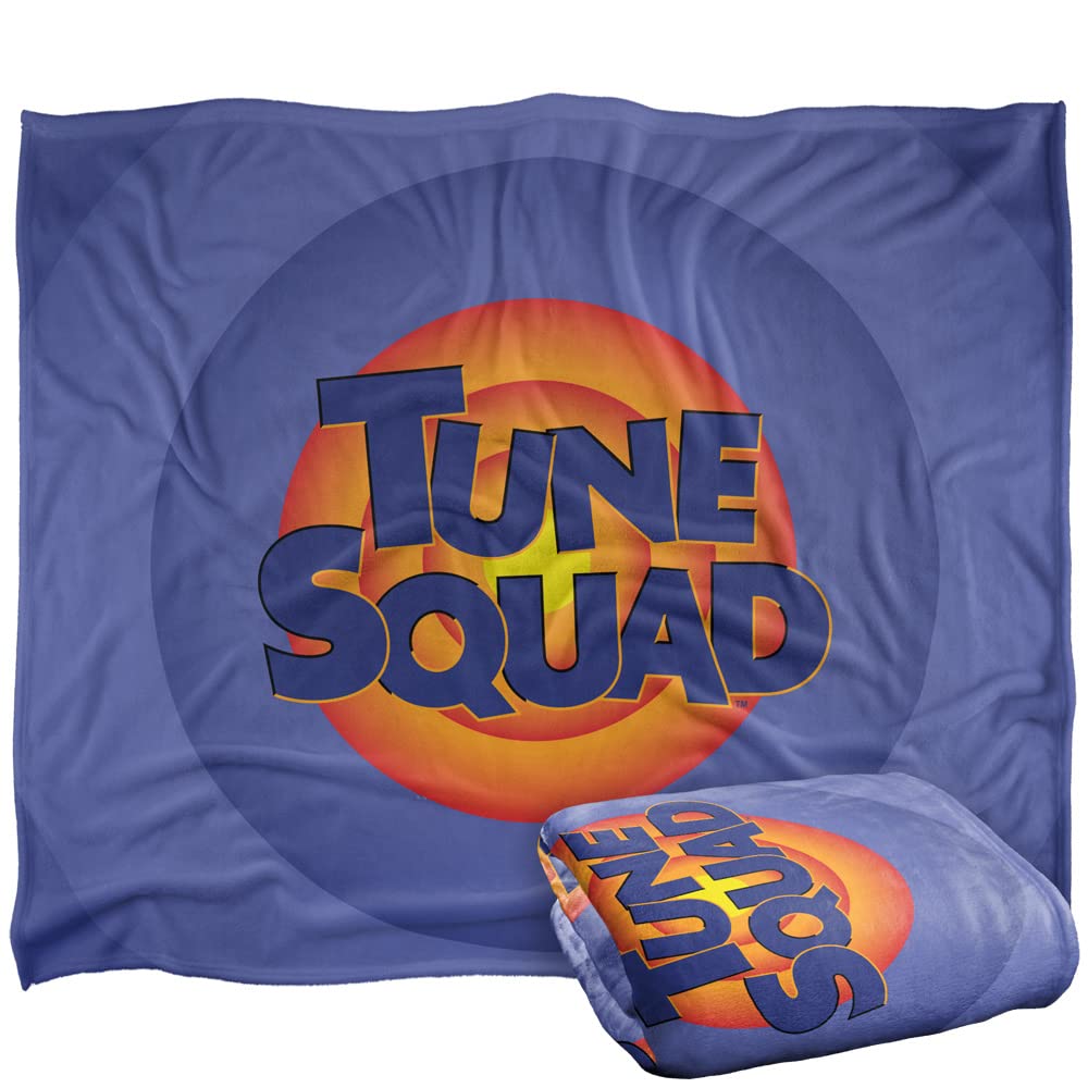 SPACE JAM 2 Tune Squad Logo Officially Licensed Silky Touch Super Soft Throw Blanket 152 x 127 cm