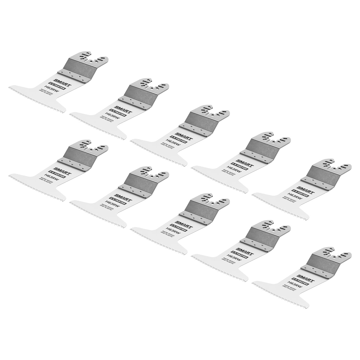 Smart H63Rw10 Sheets Fast Cutting Wood and Plastic, Set of 10 Pieces
