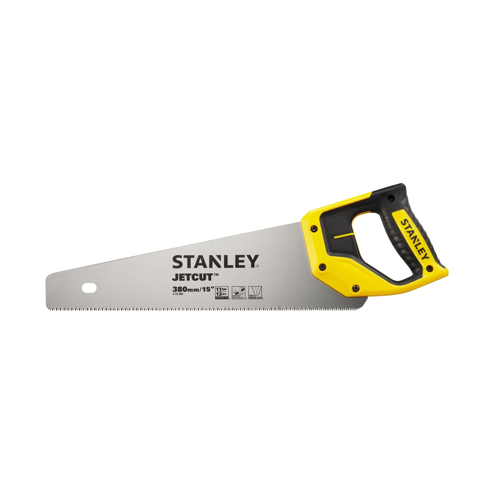 Stanley 2-15-594 Hand Saw Jet Cut fine, Multicolor