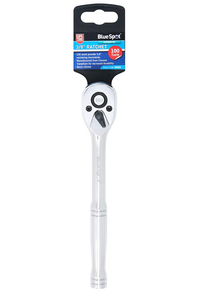 Blue Spot Tools 02016 3/8" Ratchet (100 Teeth)