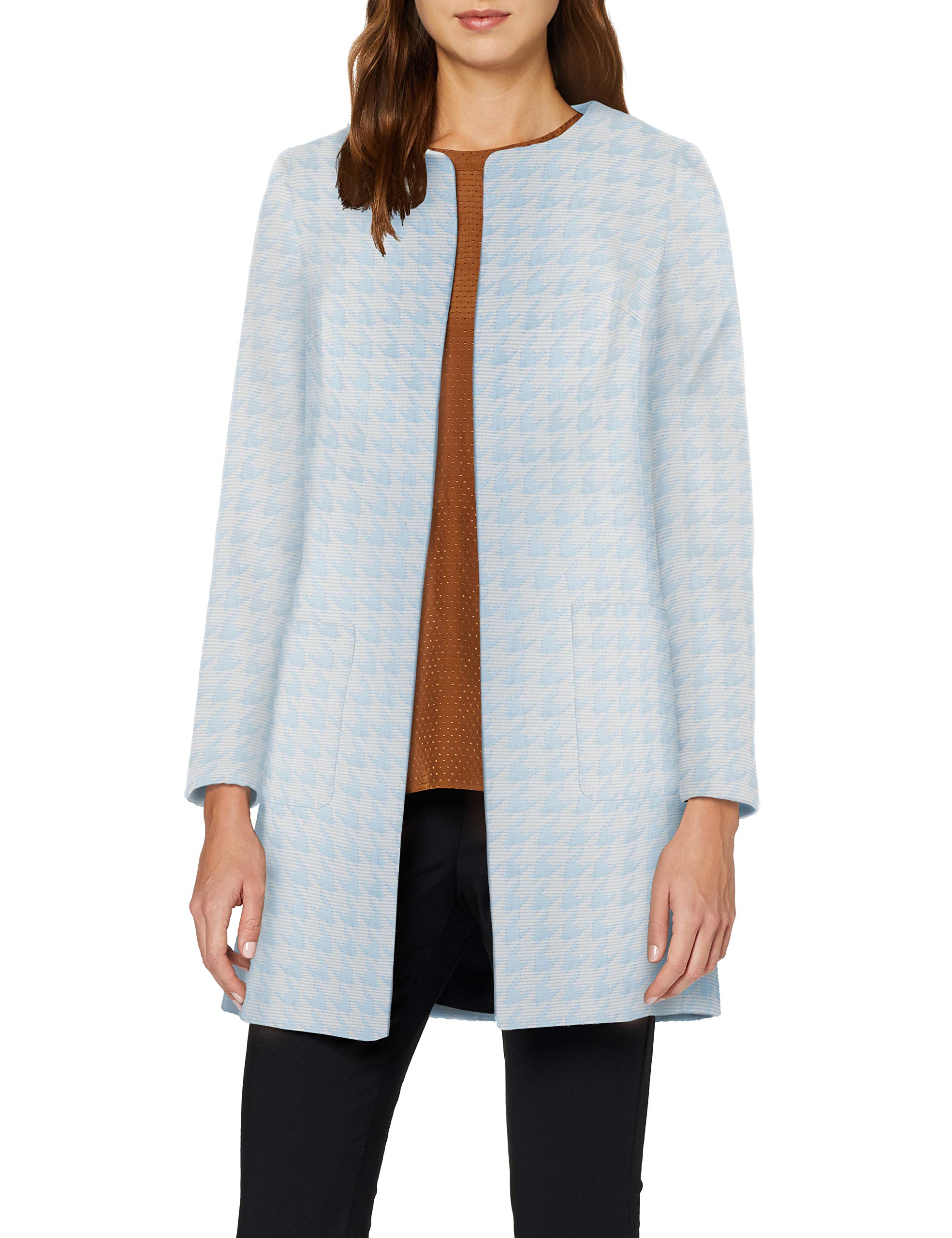 HELENE BERMAN Women's Alice Jacket, Blue/White, XL