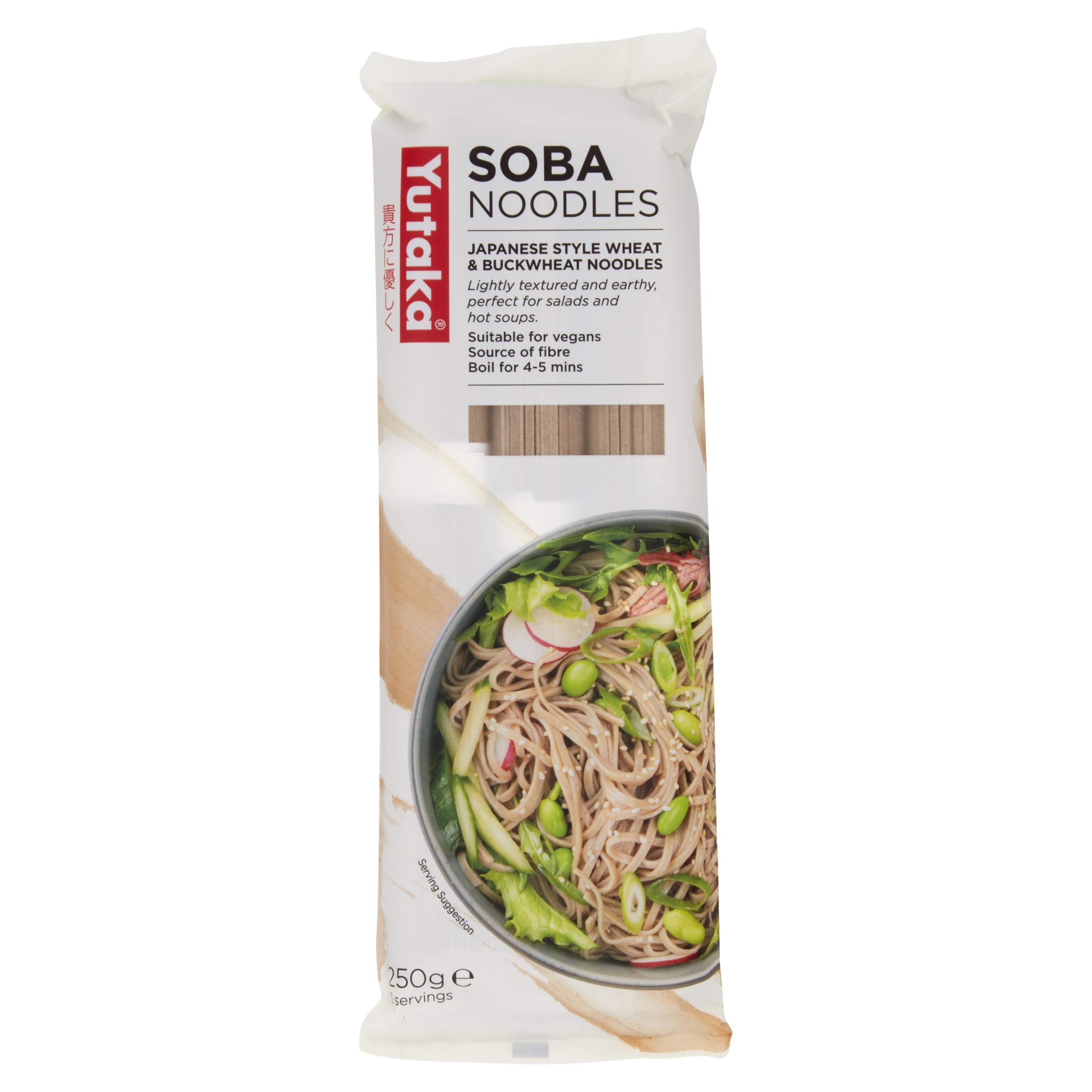 Yutaka Soba Noodles 250g | Authentic Japanese Buckwheat Noodles | Vegan & Gluten-Free | Perfect for Stir-Fries, Soups & Salads | Quick & Easy to Cook