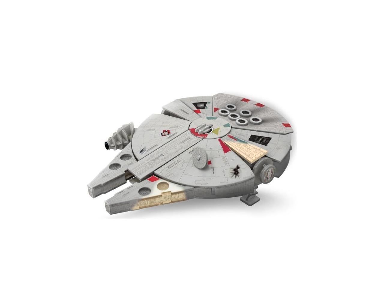 WoodWorX: Star Wars Millenium Falcon | 3D Wooden Model Kit | Build, Paint, Stick & Play | Model Kit for Kids Aged 5+