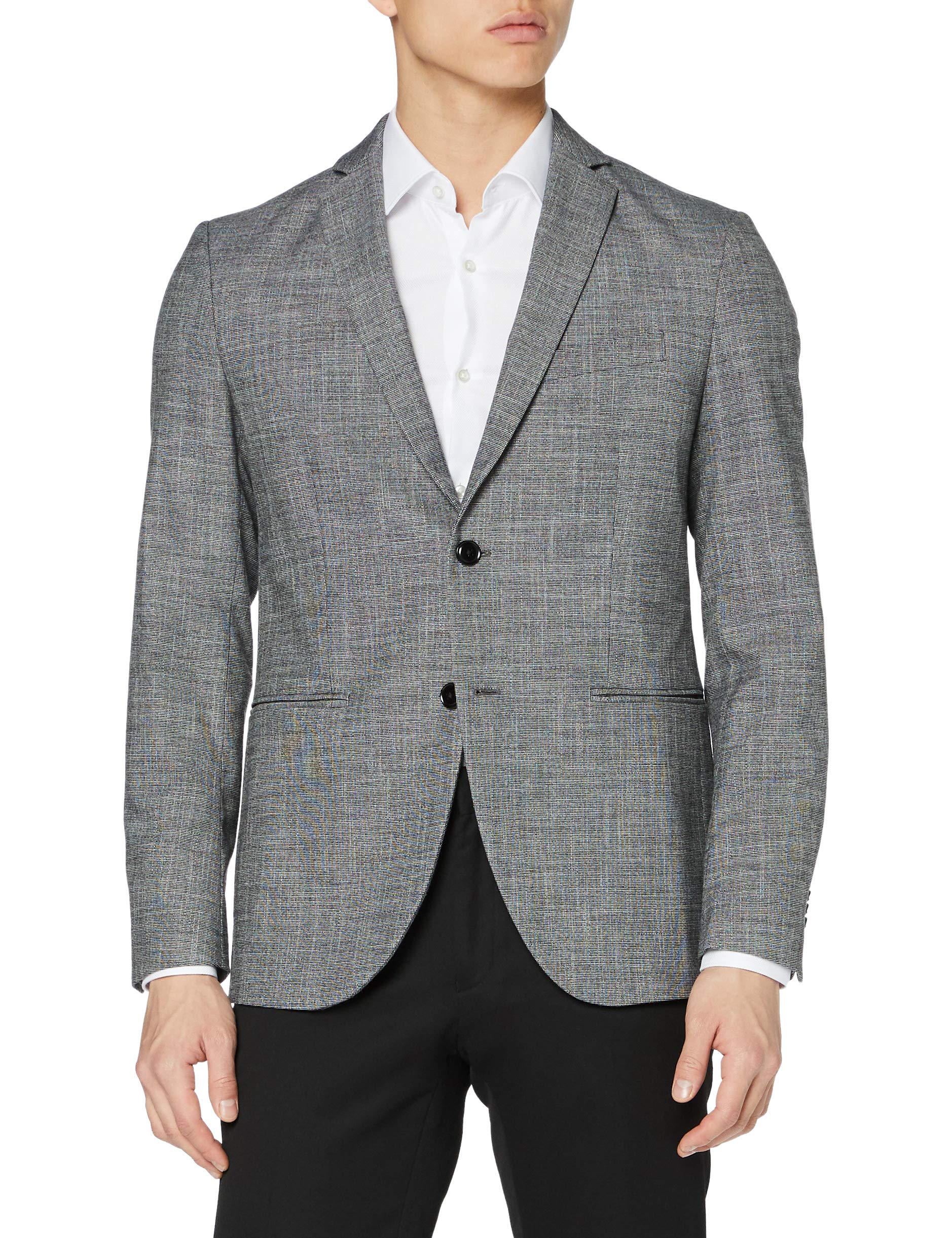 Sisley Men's Jacket, Grey 921, 54