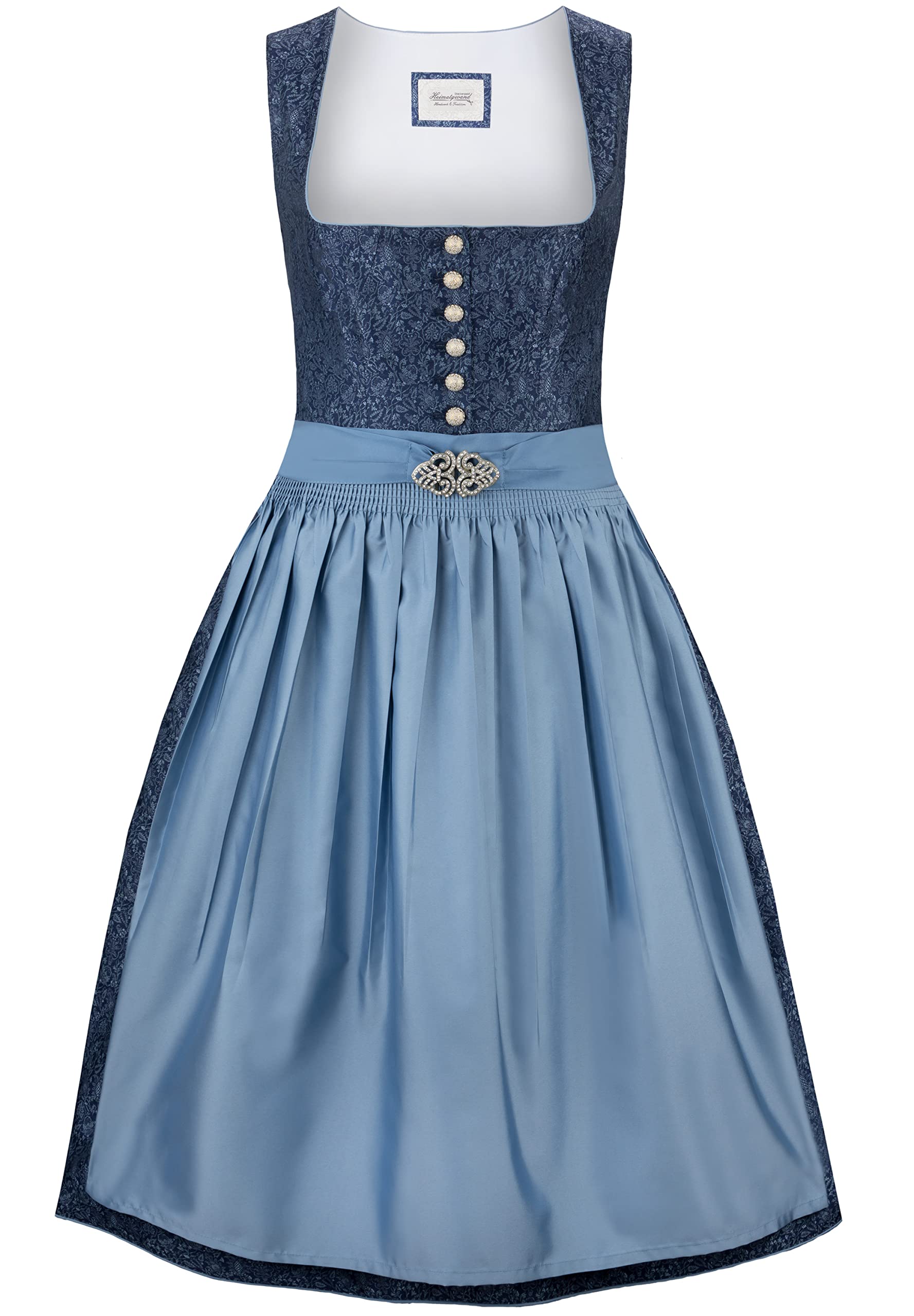 Stockerpoint Women's Dirndl Leonora Dress, Blue, 18