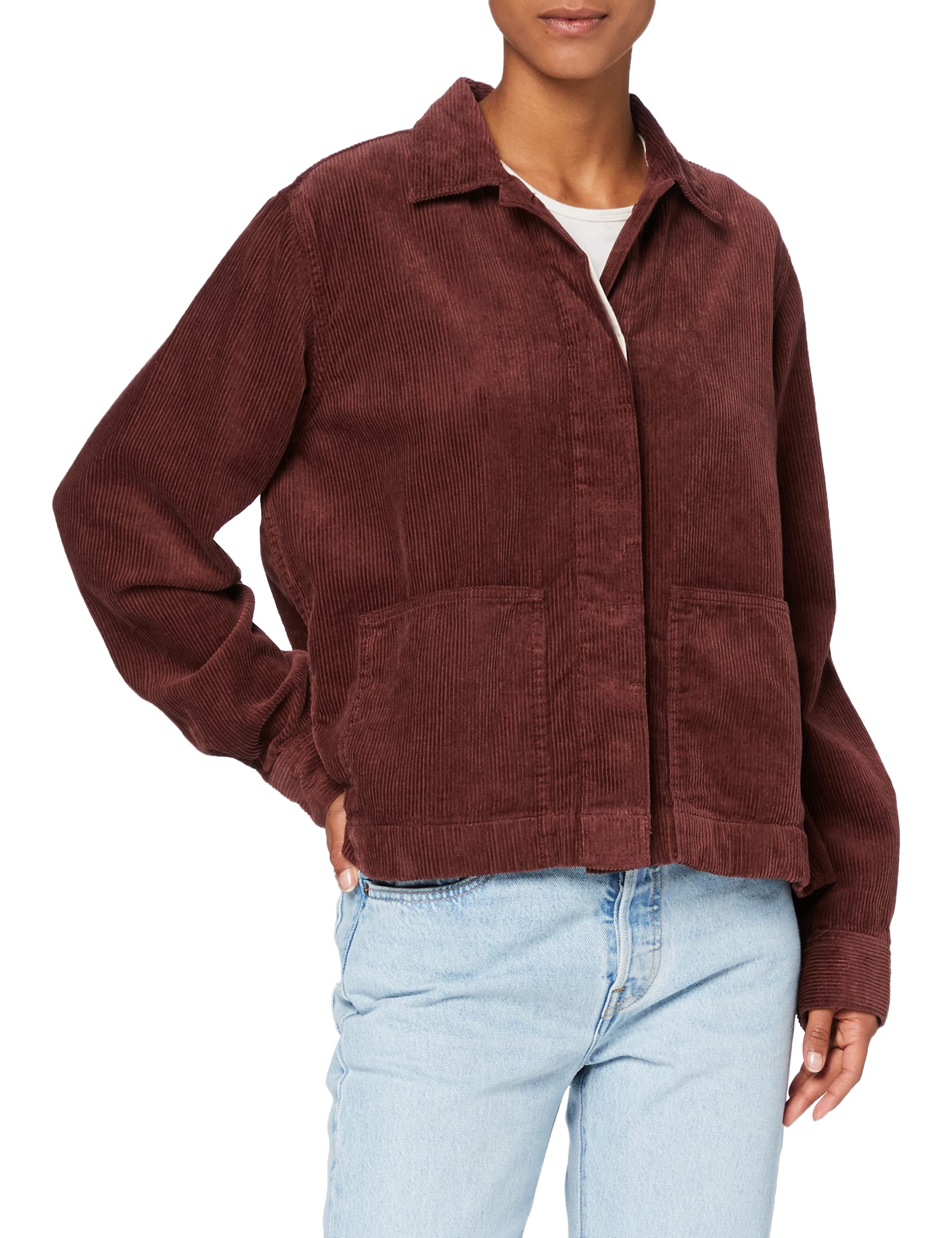 Kings of Indigo Women's Farzin Jacket, Brown (Rust 7506), Medium