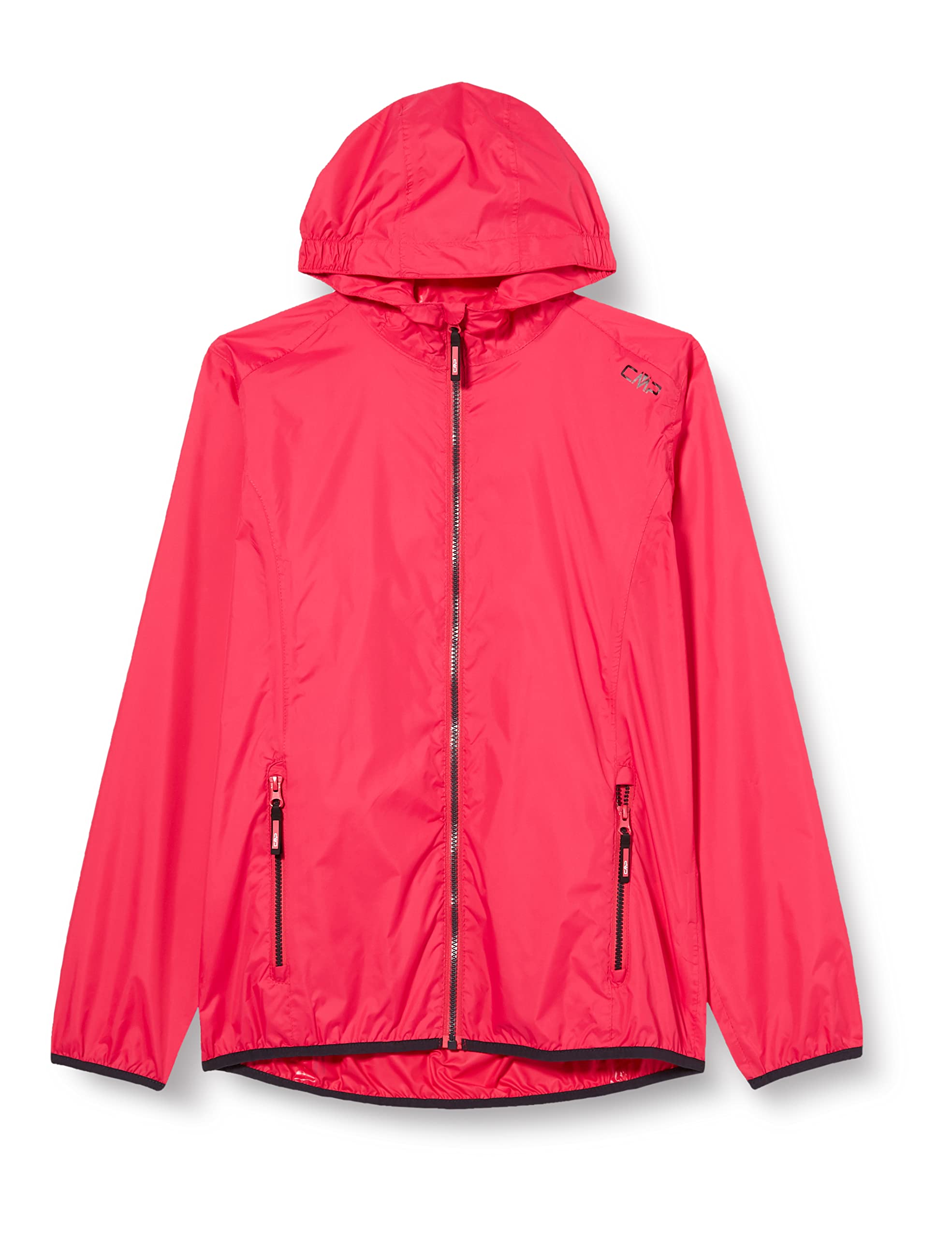 CMP - Kid G Jacket Rain Fix Hood, Strawberry, 104
