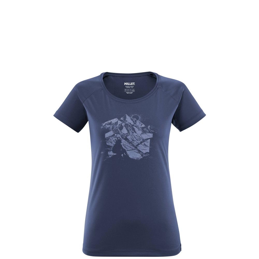 MILLET Womens Tana W T-Shirt, Blue New Logo, S EU