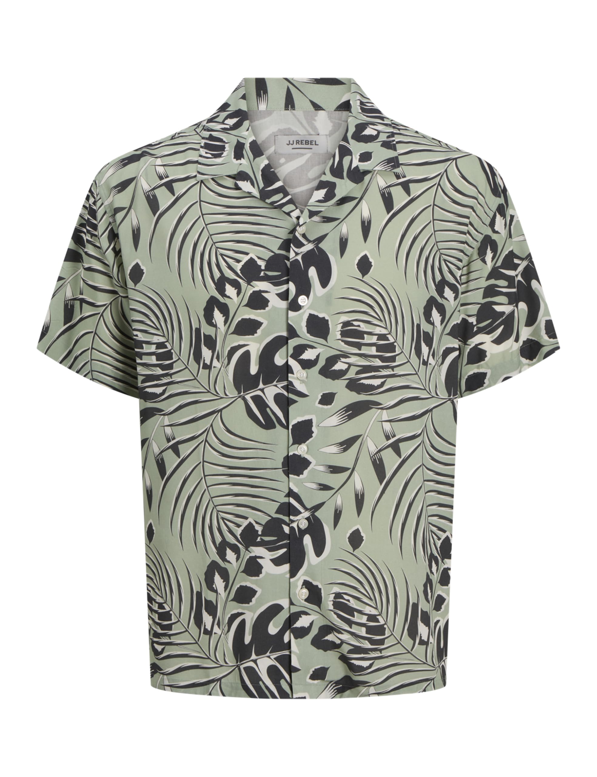 JJ REBEL Jrebbloom Resort Shirt Ss, Desert Sage, S