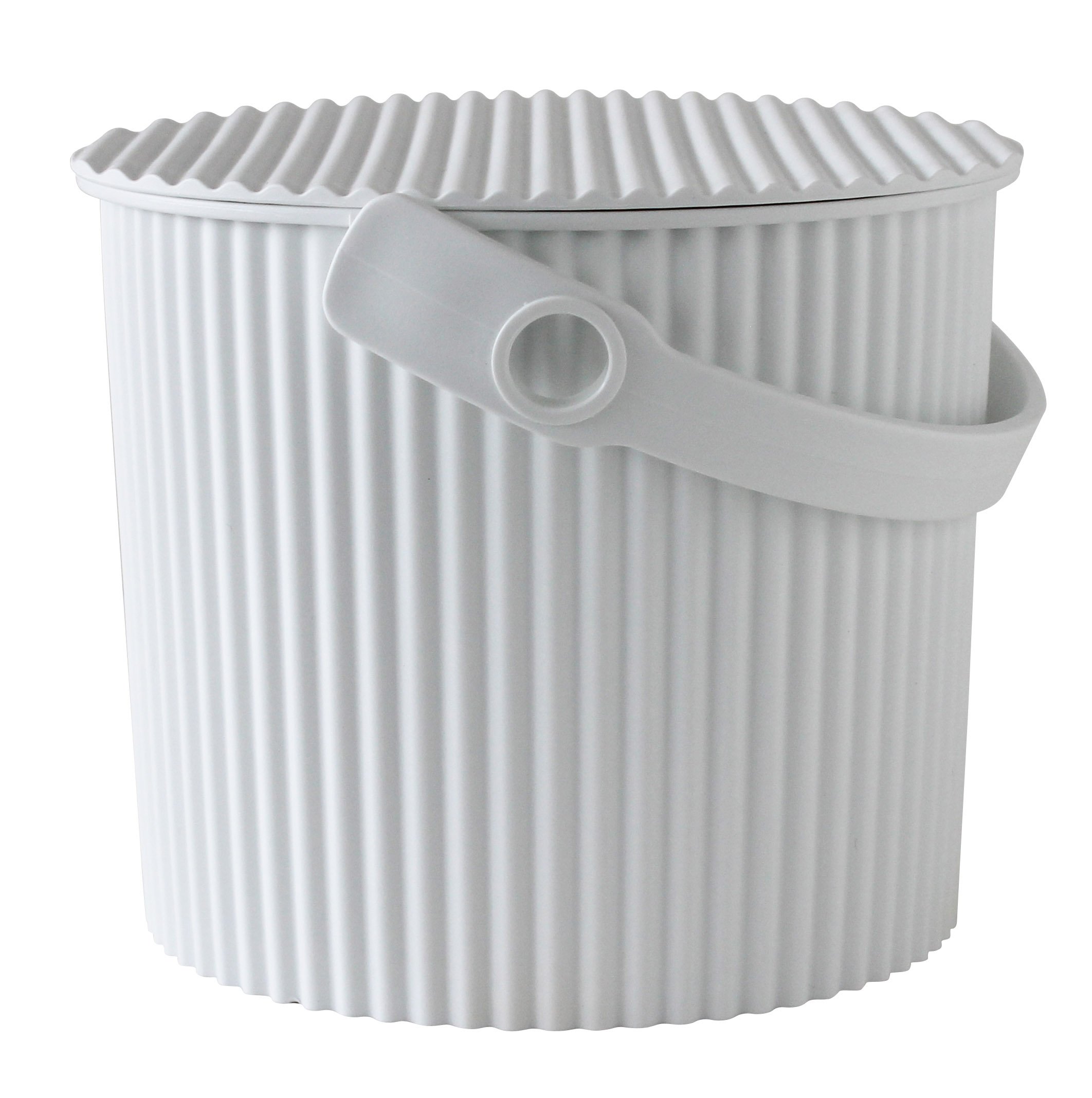 Hachiman White Multi-Purpose Rectangular Bucket, 4L, Polypropylene