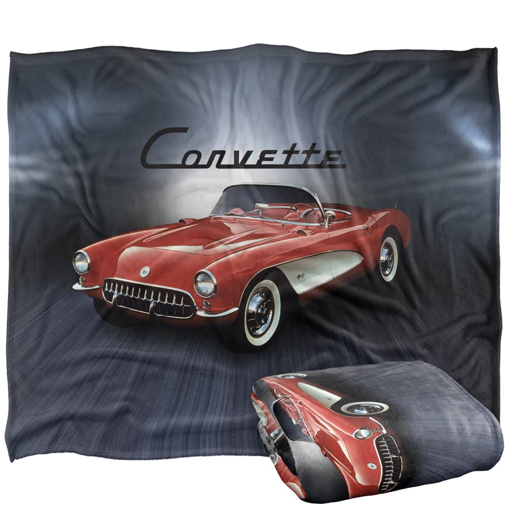 Chevrolet Corvette Shine Officially Licensed Silky Touch Super Soft Throw Blanket 152 x 127 cm