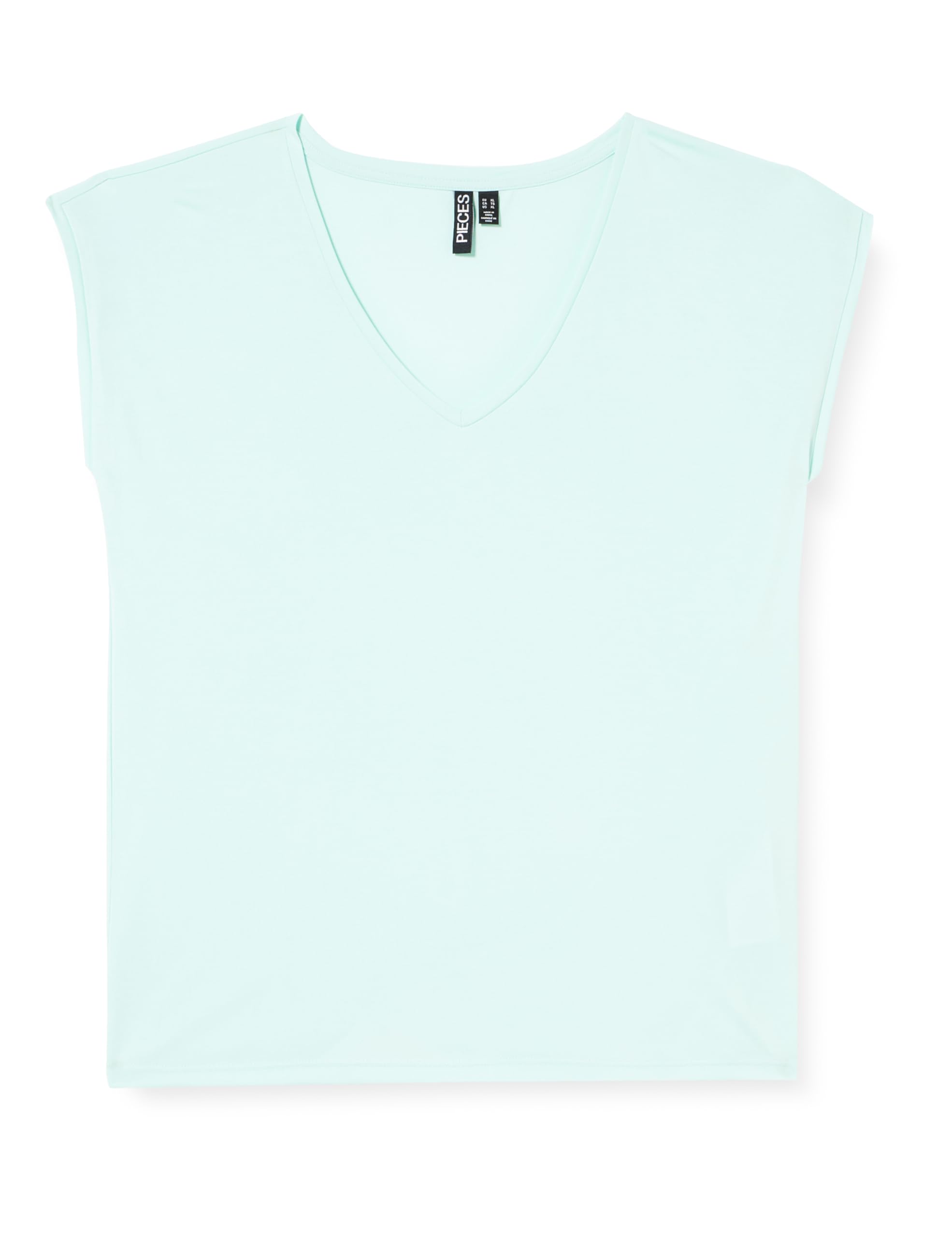 PIECES Women's Pckamala Tee Noos Bc T-Shirt, Soothing Sea, XS