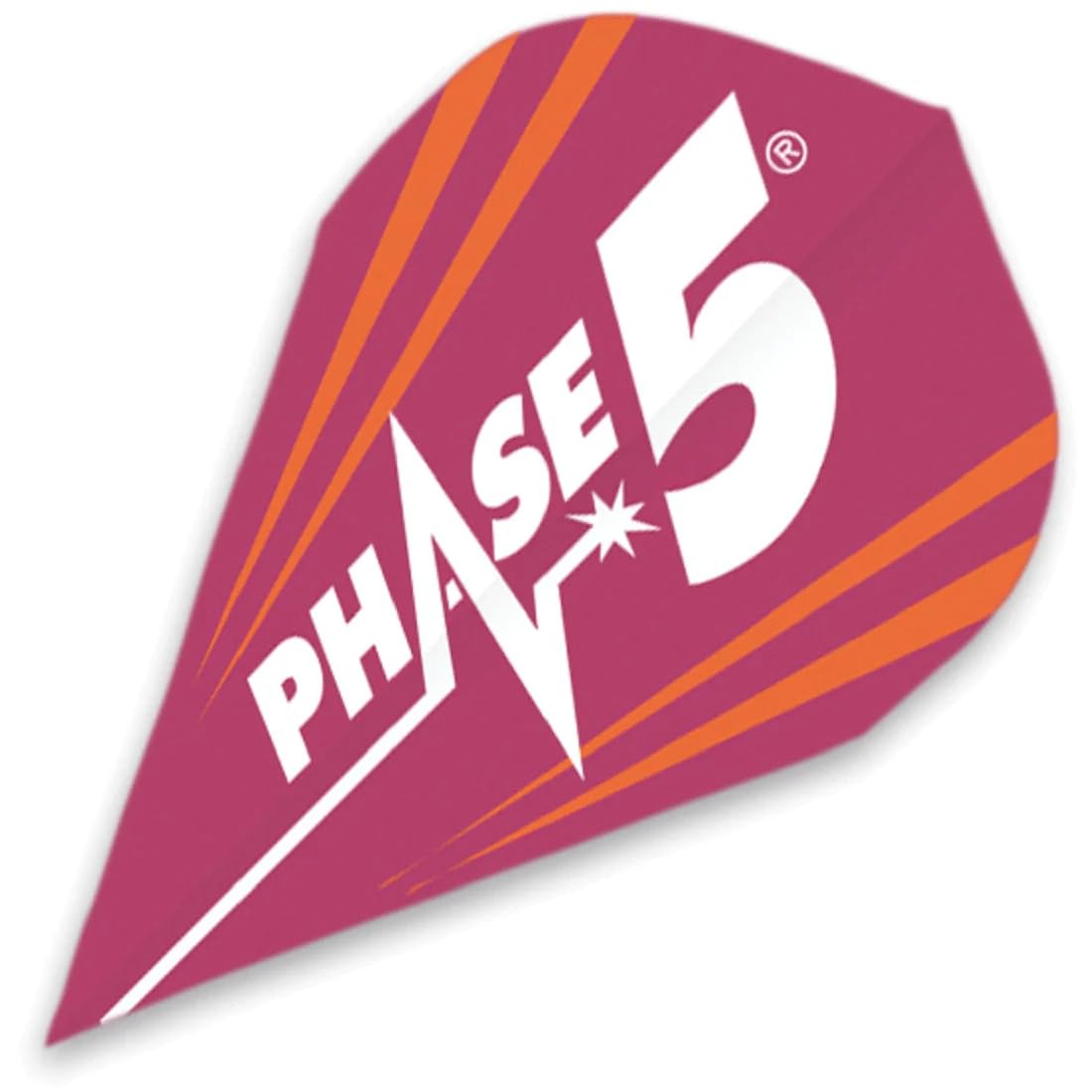 Unicorn Maestro Dart Flights | Phase 5 Magenta Design | DXM Shape | Durable 100 Micron Polyester PET