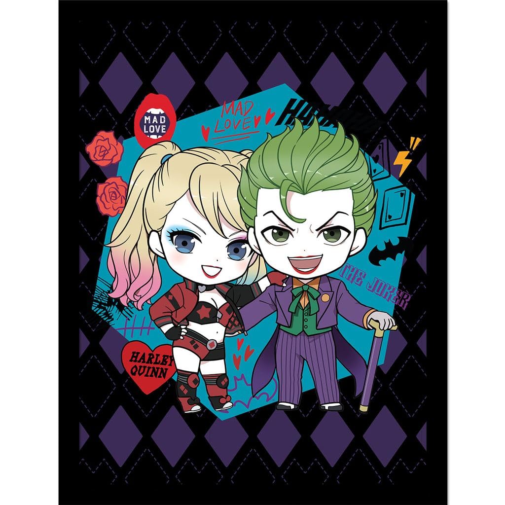 Pyramid International Batman (Mad Love) Collector Print 30cm x 40cm Framed - A Stunning Artwork to Enhance Your Collection or Living Space, One Size