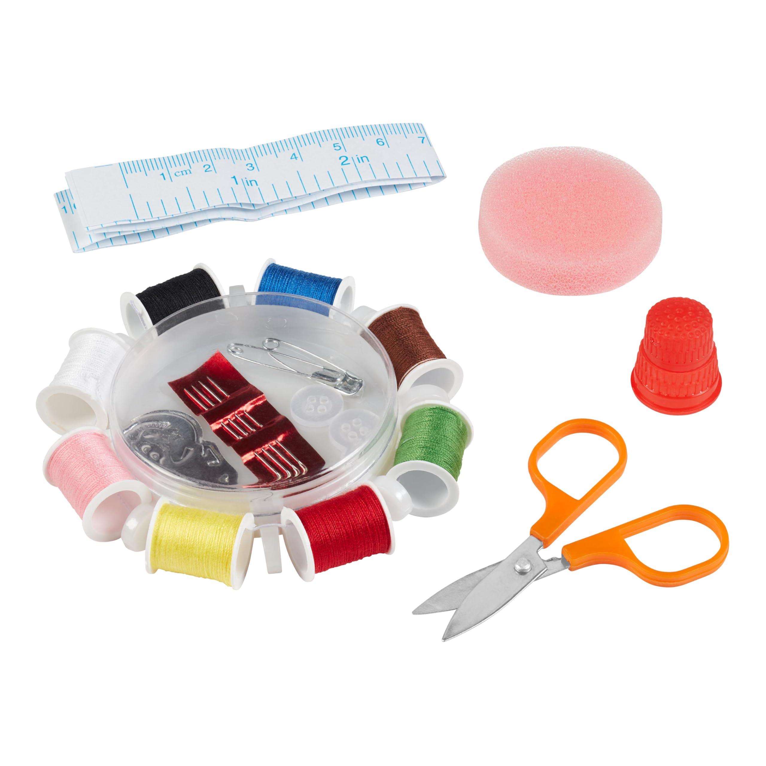 Chef Aid Sewing Susan, A Complete Sewing Set ideal for use when travelling and mending items on the go, Ideal for Home use, Travel, Emergency use or for crafting use