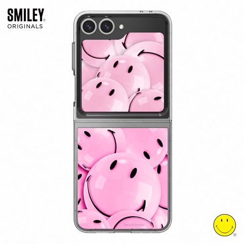 Samsung Galaxy Official Smiley Pink Flipsuit Card for Galaxy Z Flip6, Pink