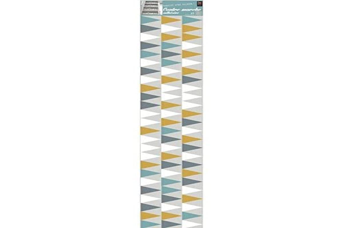 PLAGE 3 STAIRS STICKERS, Vinyl, multicoloured, 100 x 0.1 x 19 cm