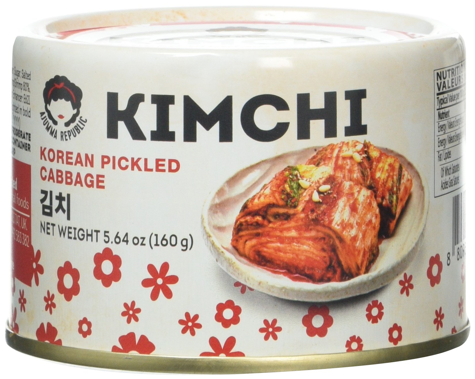 Ajumma Republic Kimchi, 160 g, Pack of 12