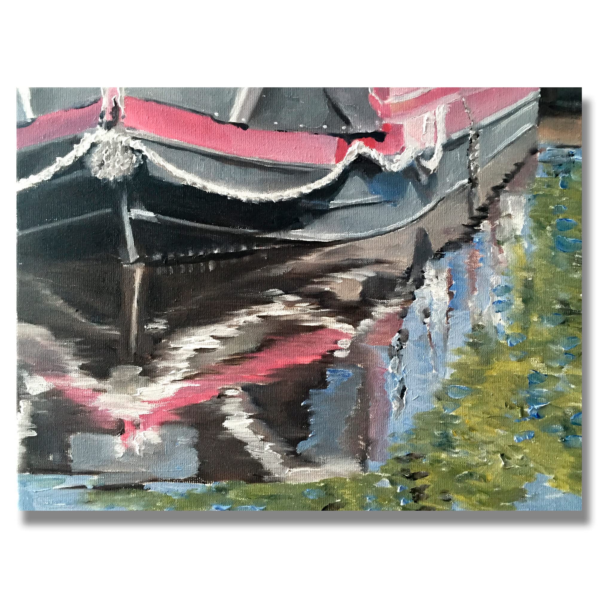 James Coates - Barge Narrow Boat Art Print Poster Wall Art 16 x 12 inches (A3)