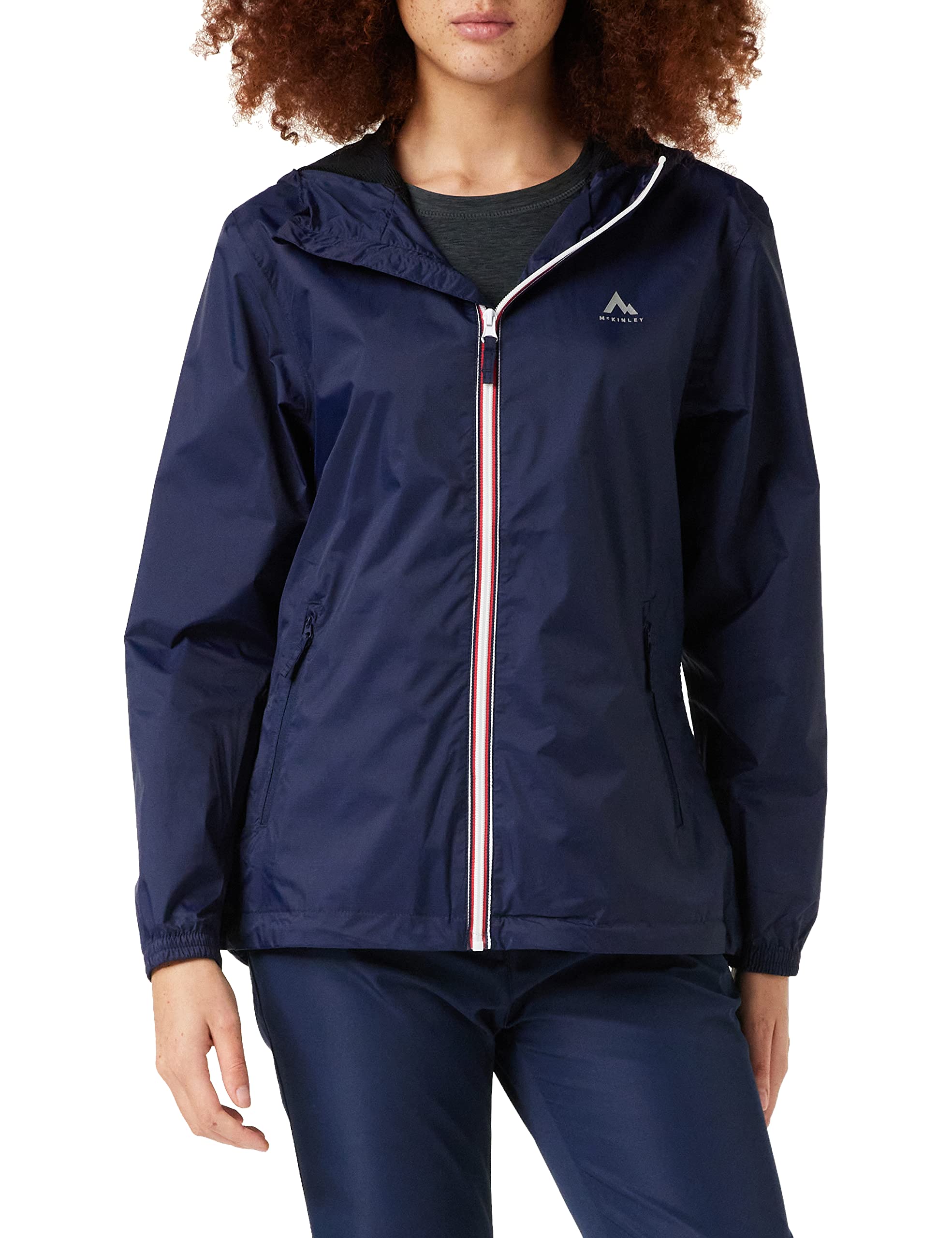 McKINLEY Women's Kereol III Rain Jacket, Navy Dark, 46