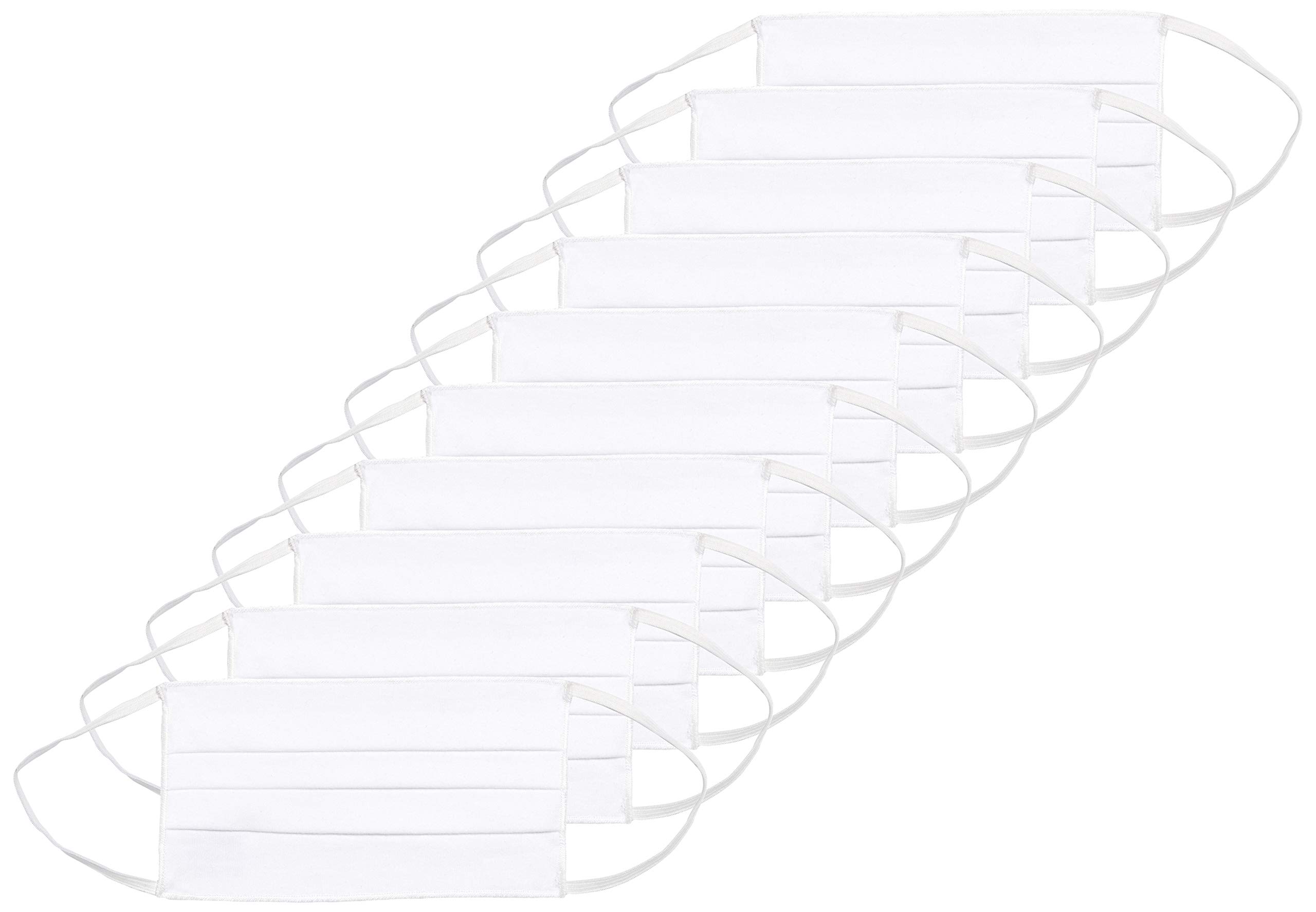 Oscars Apparel Pleated Adult Face Mask Elastic 10 Pack Adult Elastic Mask