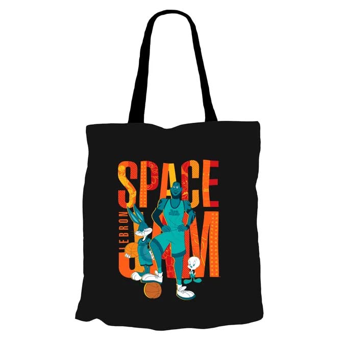ERT GROUP WARNER BROS. Space Jam 002 Tote Bag Looney Tunes Black