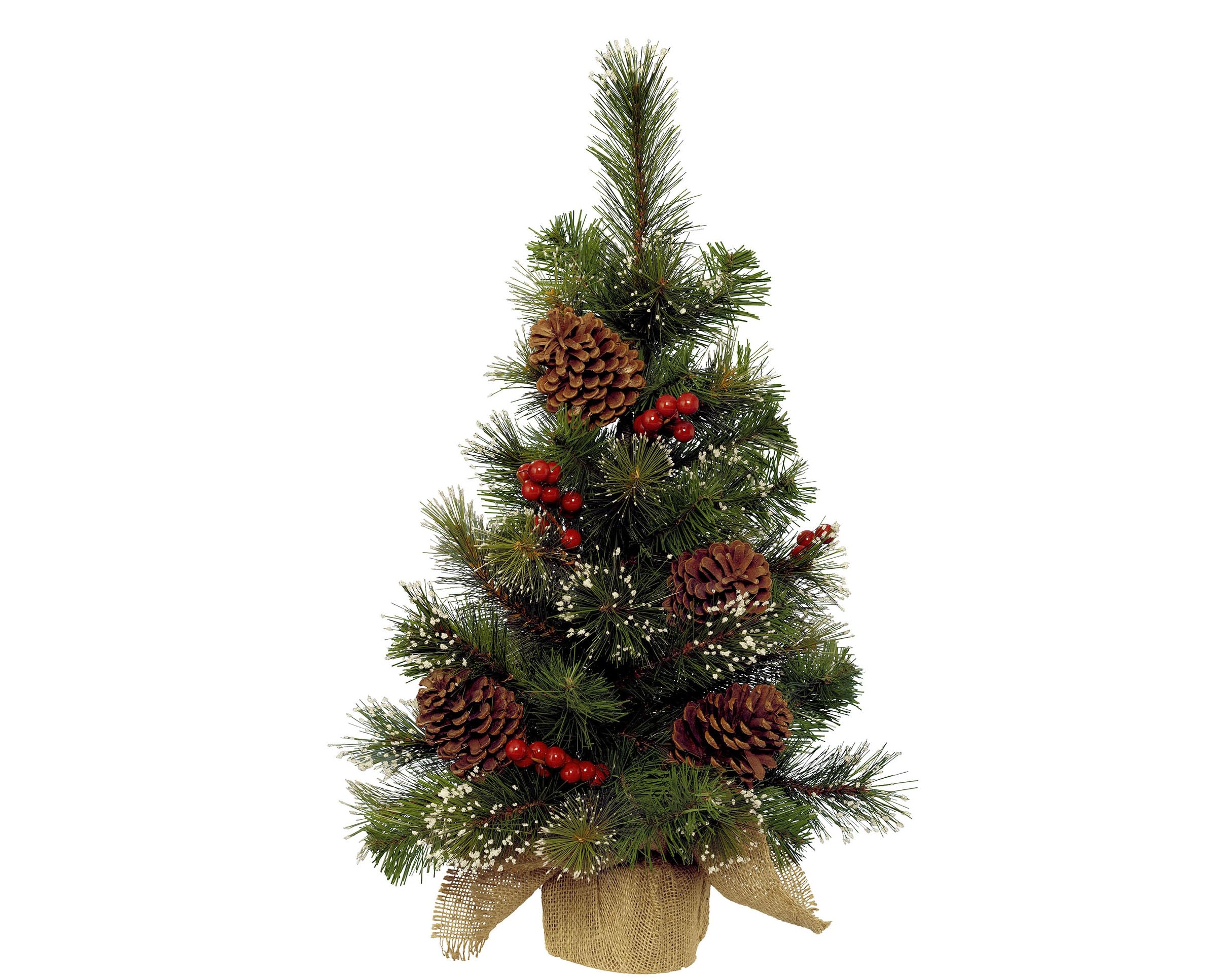 Kaemingk Everlands 60cm Mini Tree Berry/Pinecone