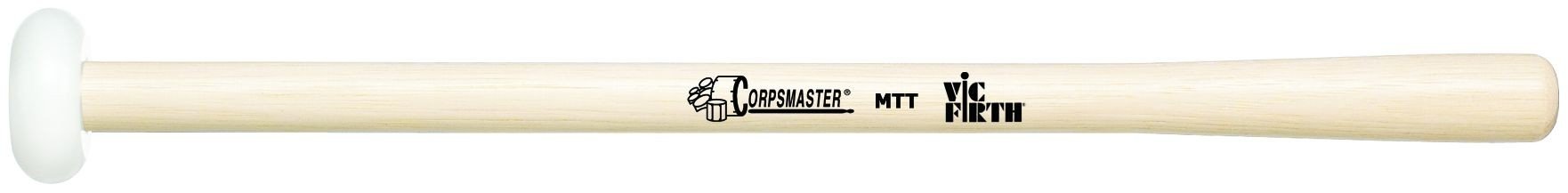 Vic FIrth - Corpsmaster® Series Multi-Tenor Drumsticks - Tapered Hickory Shaft - Extra Hard Nylon Head