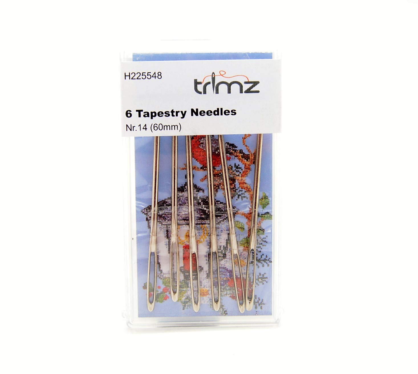 TSL 6 Tapestry Needles, Metal, Silver, 14-60 mm