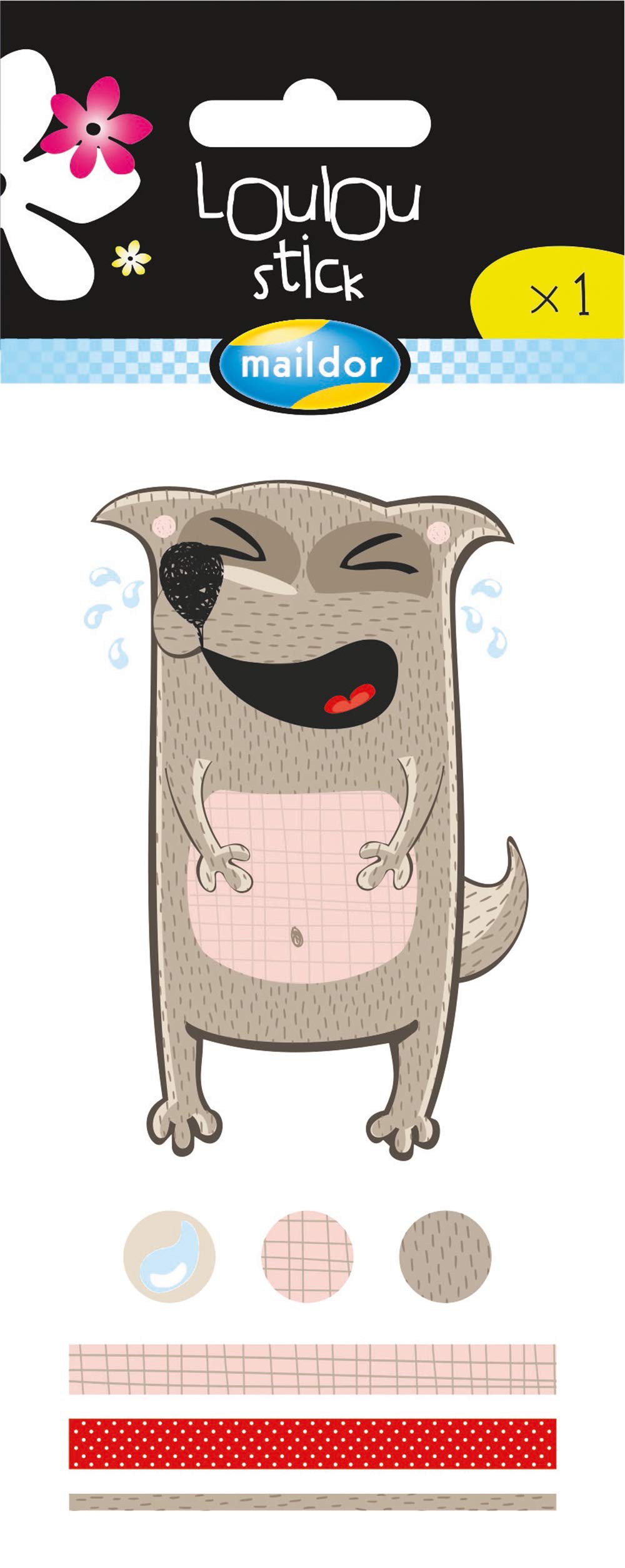 Maildor Loulou Stick' Sad Sticker