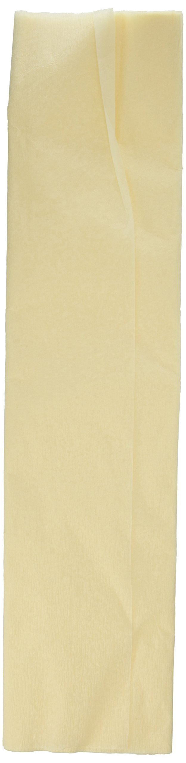 Cindus Crepe Folds 20 x 7.5-inch Ivory, Acrylic, Multicolour, 0.15x5.98x22.25 cm