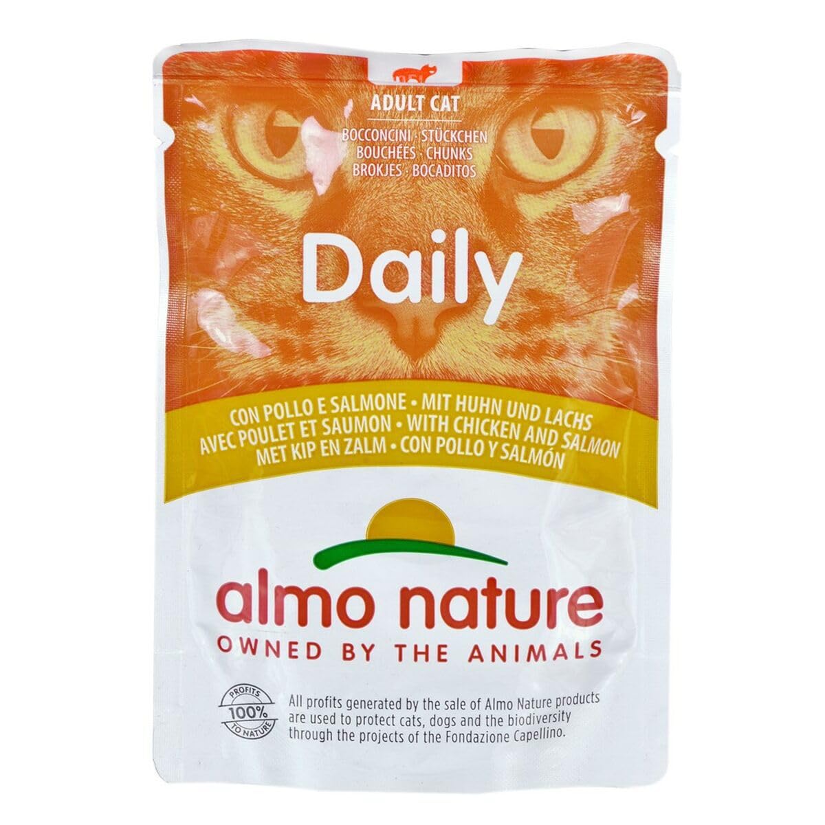 almo nature Daily Menu with Chicken and Salmon, 70g